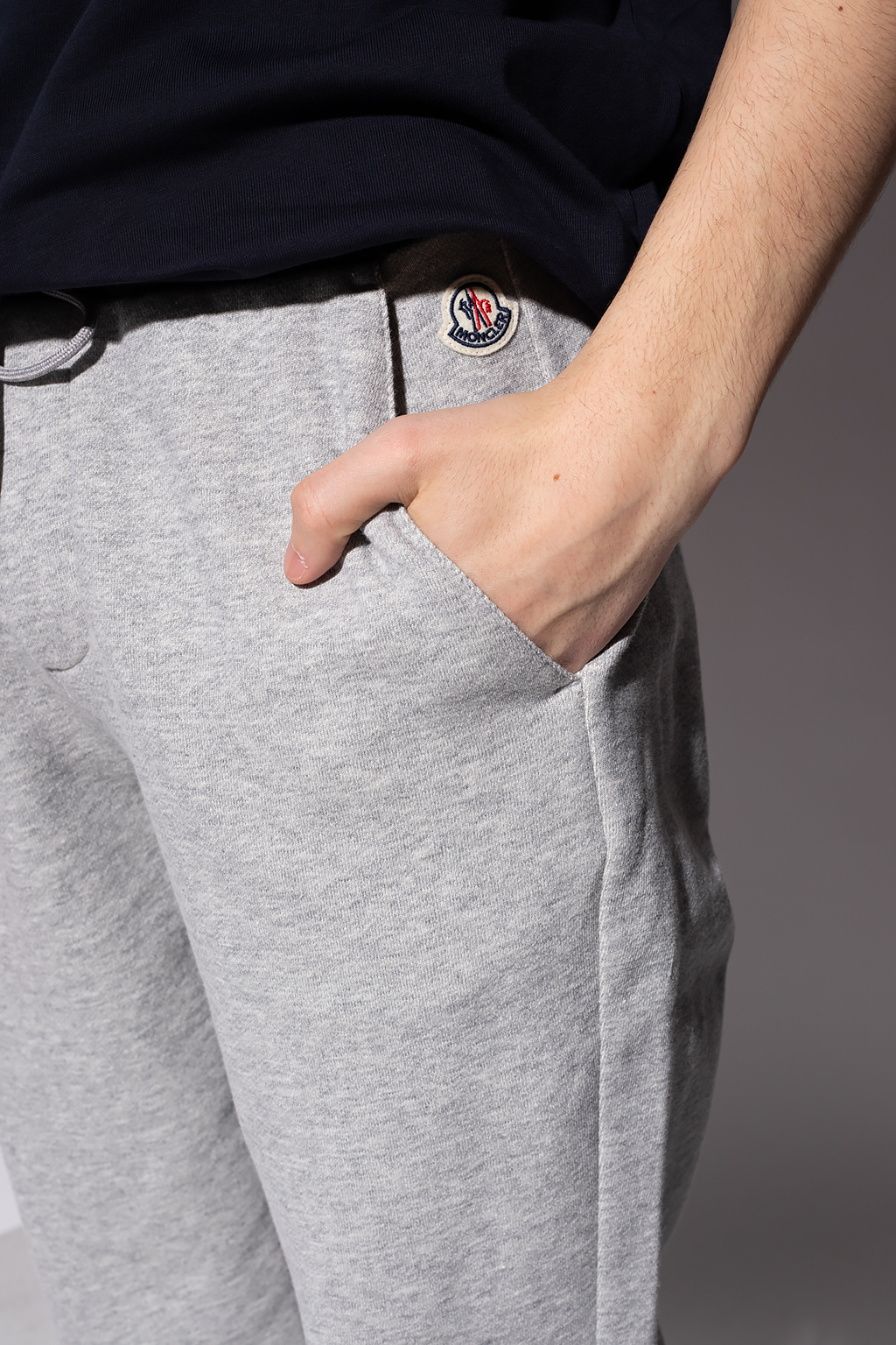 Moncler grey joggers hotsell